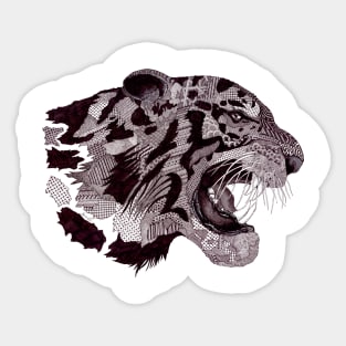 Wild Tiger Sticker